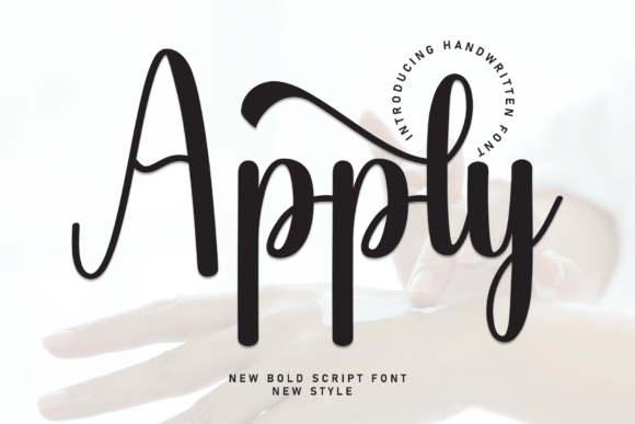 Apply: A Sweet Handwritten Typeface for Warm Editorial Moments