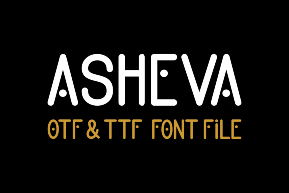 Asheva: A Bold, Authentic Display Font for Digital Brands