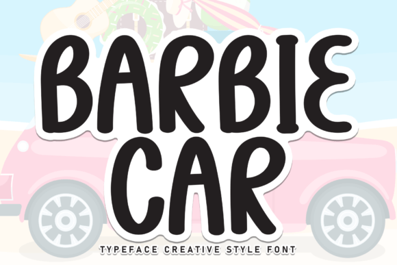 Barbie Car: A Friendly Handwritten Font for Digital Brand Moments