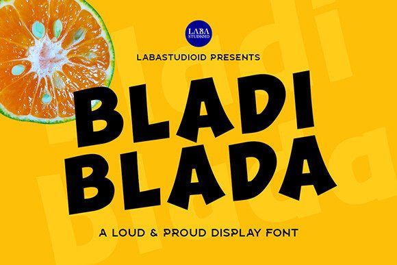 Bladiblada: A Clean, Confident Sans Serif Font for Handmade Makers