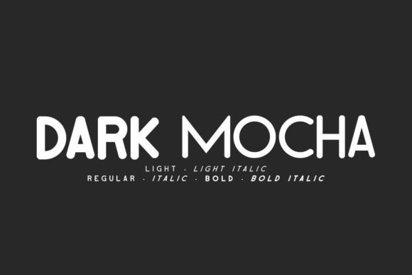 Dark Mocha: A Bold, Versatile Sans Serif Font for Scroll-Stopping Campaigns