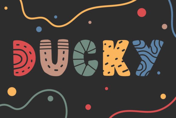 Ducky: A Playful Decorative Font for Memorable Branding