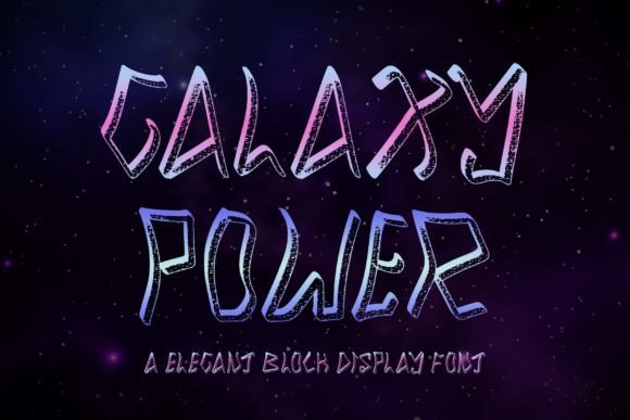 Galaxy Power: A Blackletter Font That Commands Attention