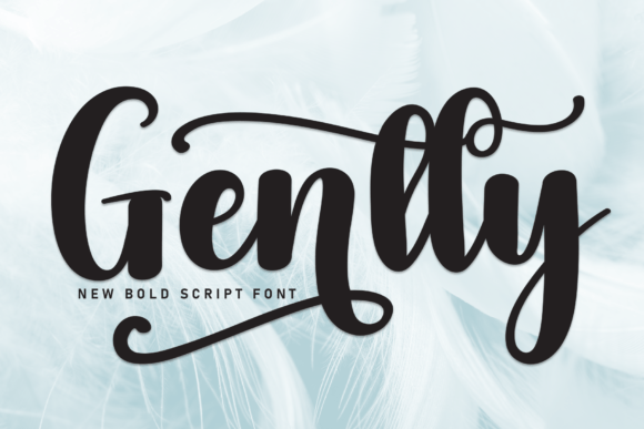 Gently Font: A Sweet, Friendly Handwritten Display Typeface