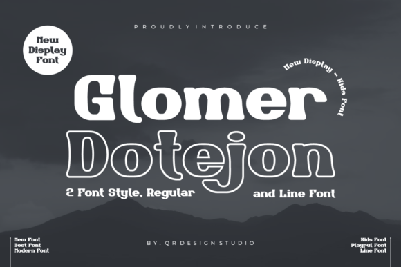 Glomer Dotejon: A Serif Font That Speaks With Confidence