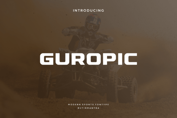 Guropic: A Thick-Lettered Sans Serif That Commands Attention