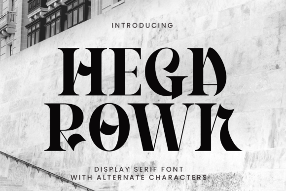 Hegarown: A Serif Display Font That Makes Your Campaign Stand Out