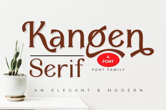 Kangen Serif Family: A Professional Serif Font for Small Businesses