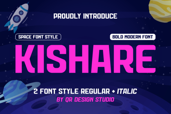 Kishare: A Bold Sans Serif Display Font for Digital Branding