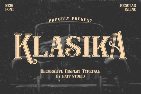Klasika: A Bold Blackletter Font for Editorial Impact