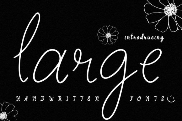 Large: A Playful Handwritten Font for Digital Branding
