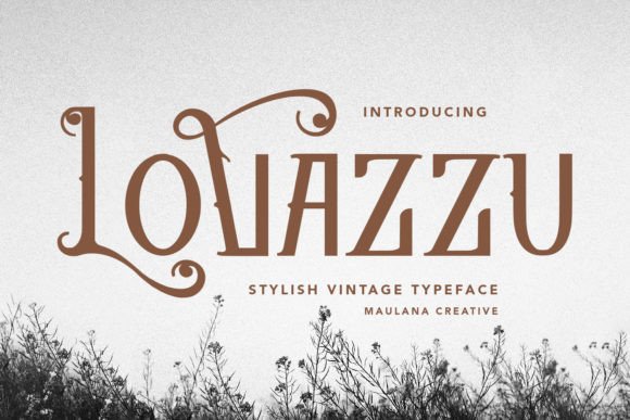 Lovazzu: A Vintage Display Font That Elevates Digital Branding