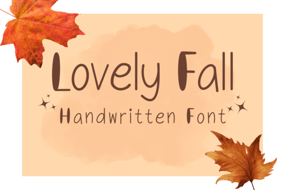 Lovely Fall: A Handwritten Display Font for Scroll-Stopping Campaigns