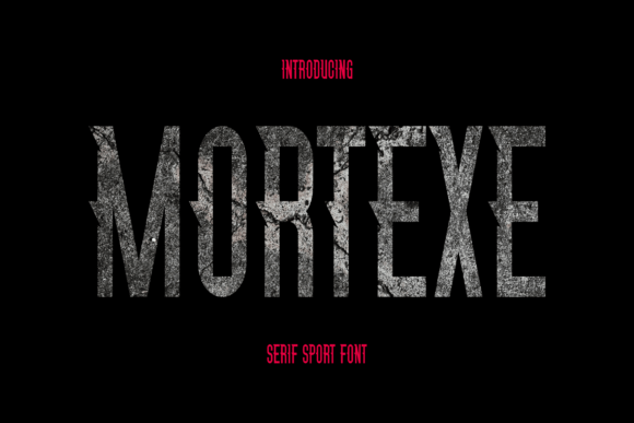 Mortexe: A Bold Serif Font for Confident Digital Branding