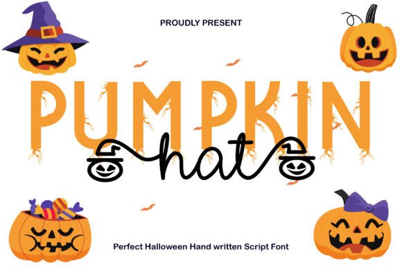 Pumpkin Hat: A Playful Display Font for Halloween Web Design