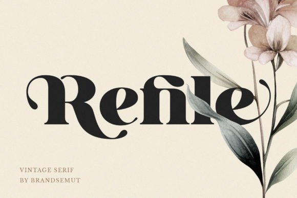 Refile: A Display Serif for Distinctive Web Identity