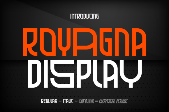 Royagna Display Font for Handmade Creators