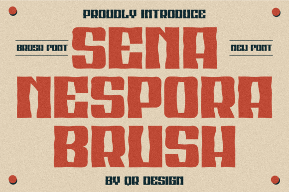 Sena Nespora Brush: A Thoughtful Display Typeface for Editorial Warmth