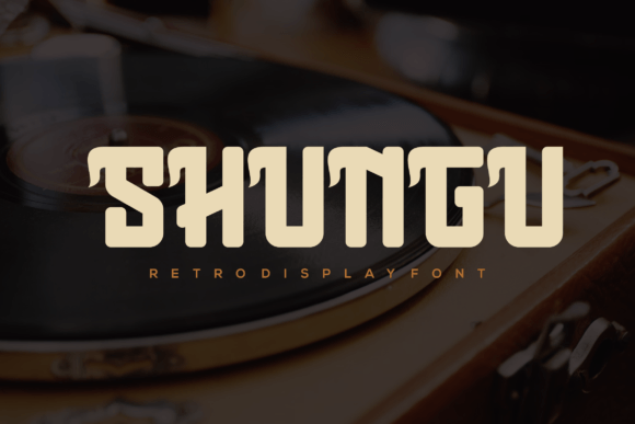 Shungu: A Bold Serif Font That Commands Attention in Campaigns