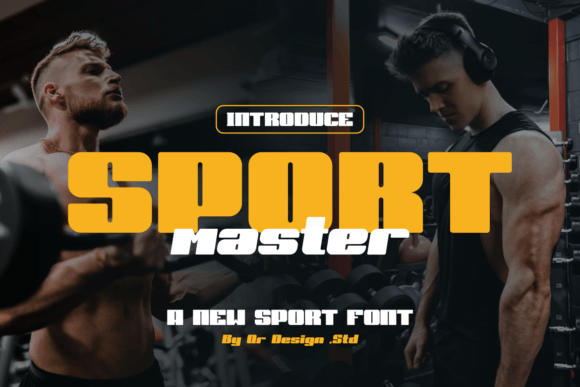 Sport Master: A Bold Sans Serif Font for Crafters & Sellers