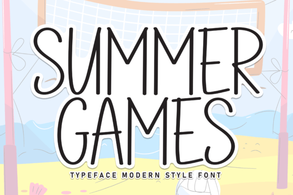 Summer Games: A Friendly Handwritten Font for Real Business Branding