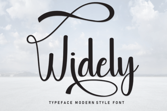 Widely: A Sweet, Friendly Handwritten Font for Small Business Branding