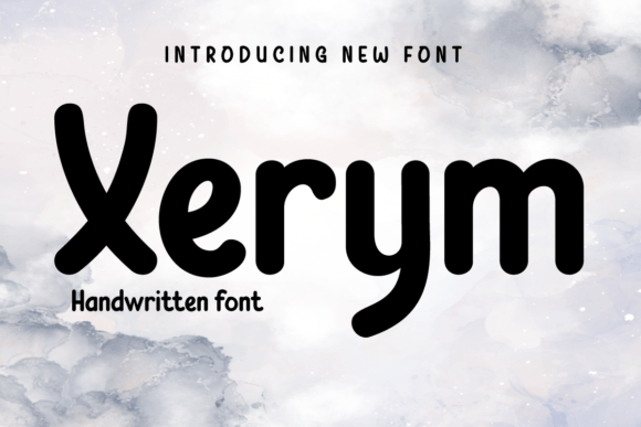 Xerym: A Handwritten Display Typeface for Editorial Warmth